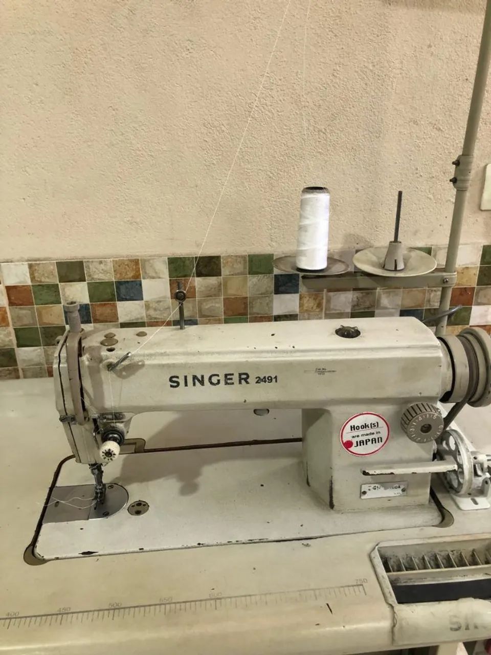 Máquina reta indústrial singer  - Foto 4