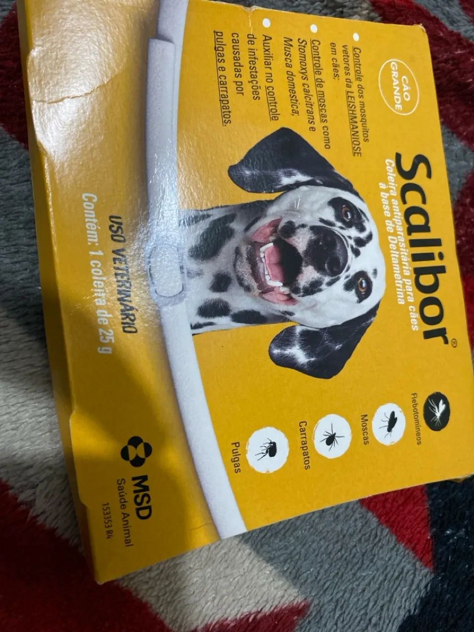 Coleira Scalibor para Cães de Raça Grande