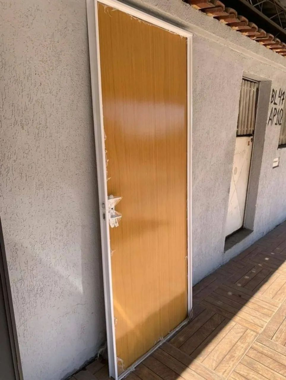 porta de madeira lisa - Foto 2