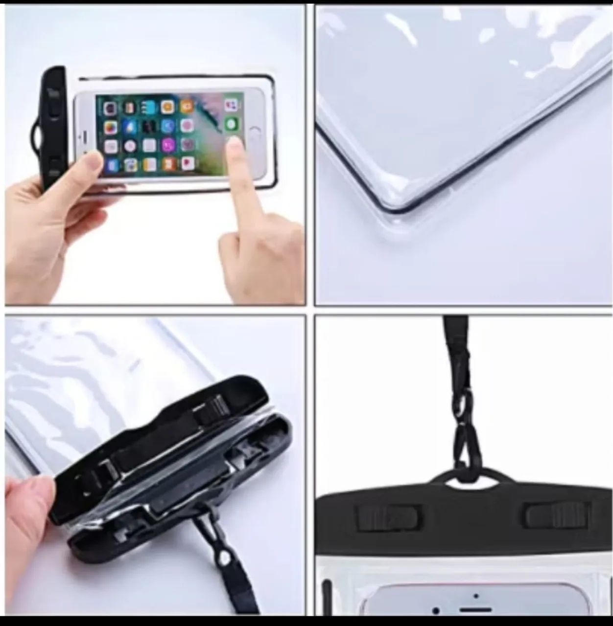 4 Capinha Impermeável para Proteger Celular água e poeira
