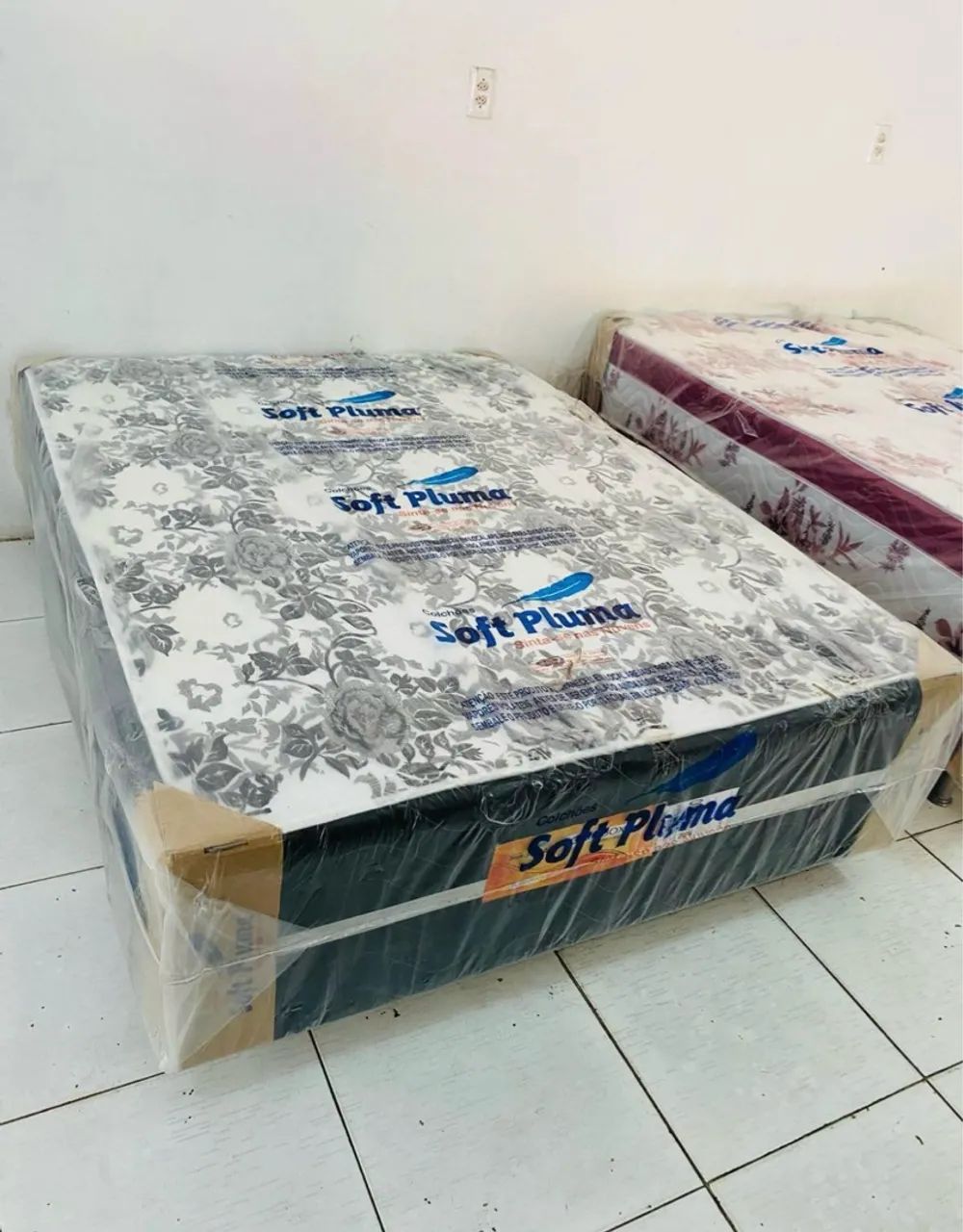 Cama Unibox Soft Pluma 