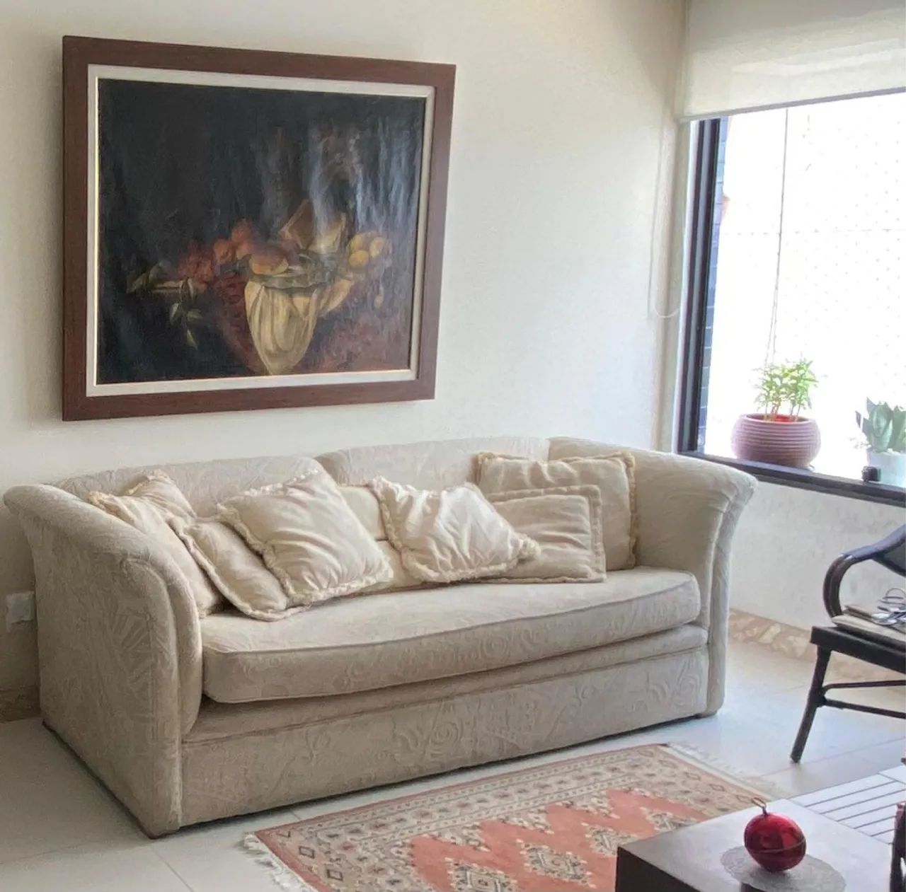 Sofá confortável 3 lugares