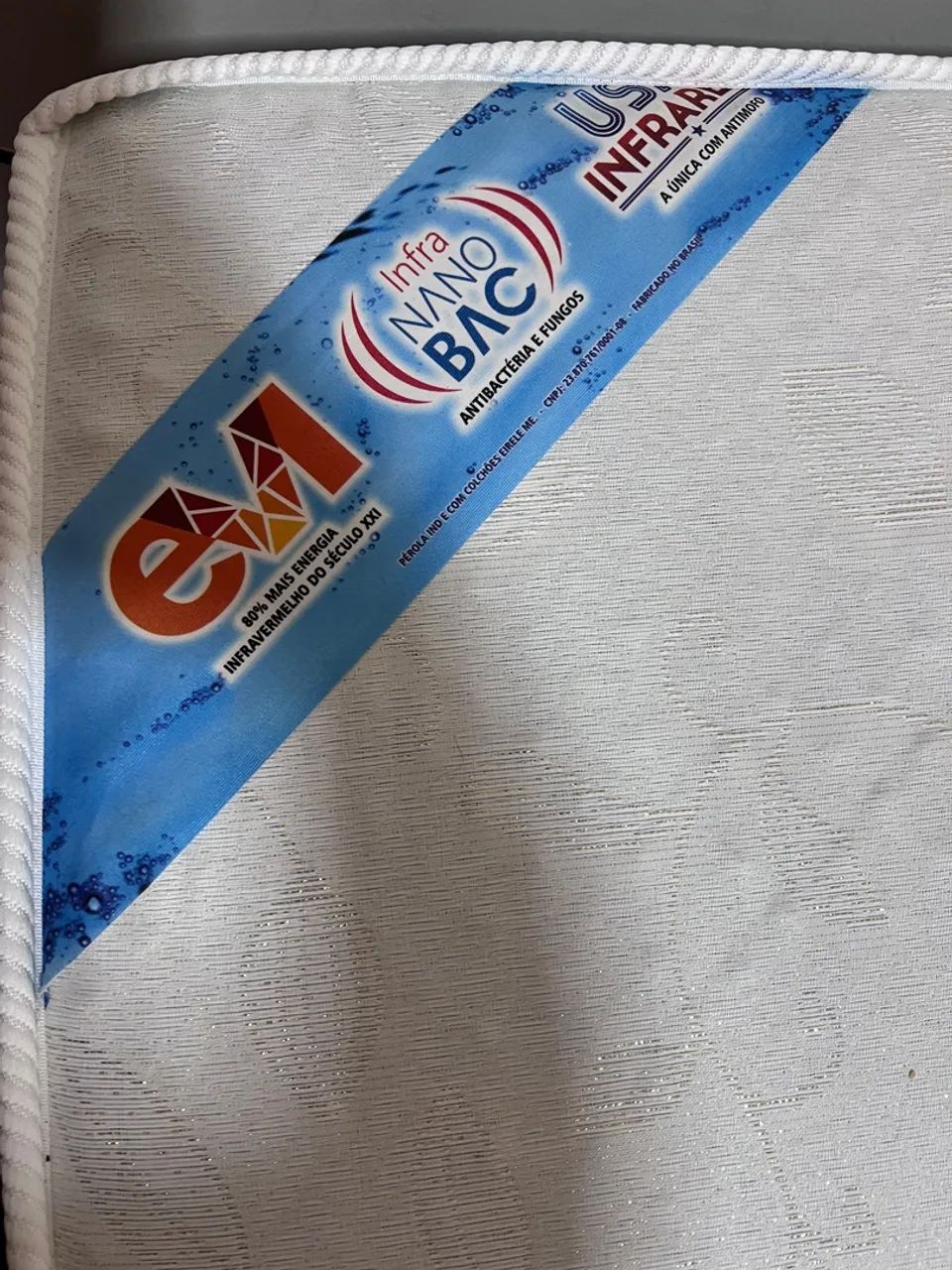 Colchão Premuin Queen + cama box + cabeceira couro preta - Foto 6