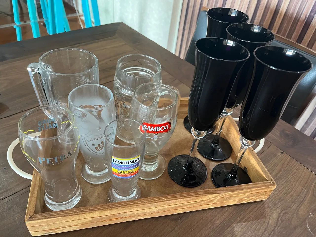 Conjunto de taças, Copos e Canecas de Vidro - Foto 4