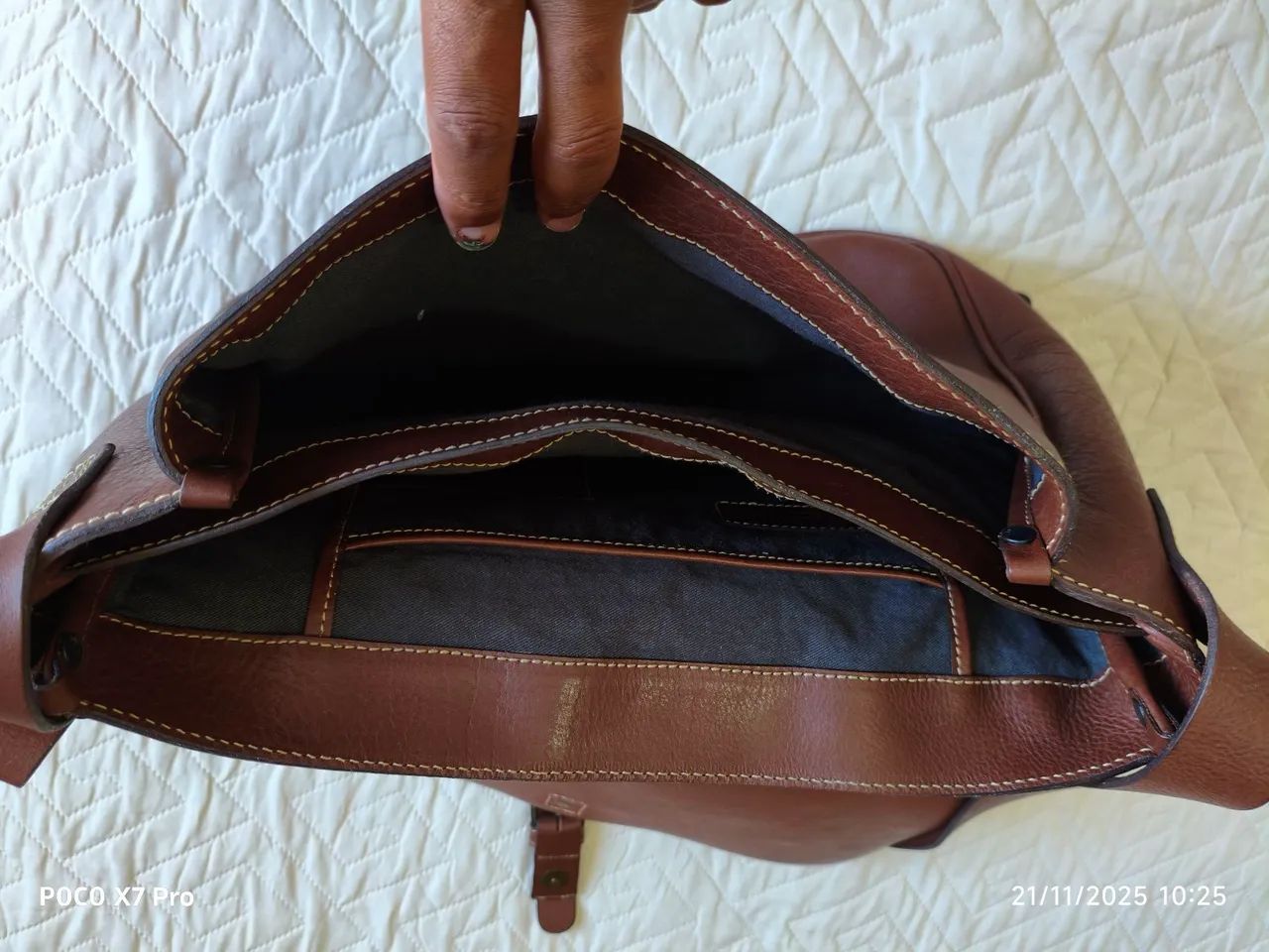 Bolsa Carteiro em Couro Richards  - Foto 5