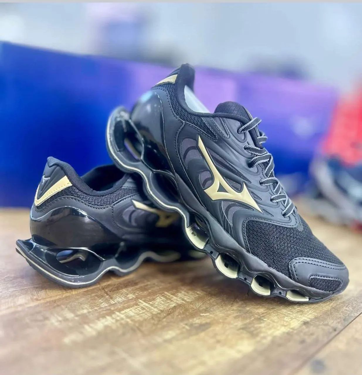 Tênis Mizuno Wave Prophecy 12 s-Azul - Foto 2
