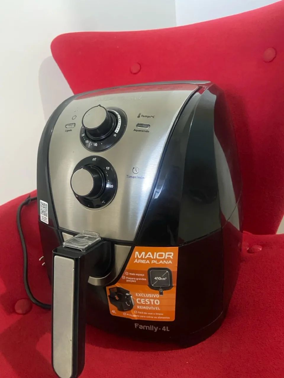 Air Fryer Mondial Family 4L - Novo - Foto 2