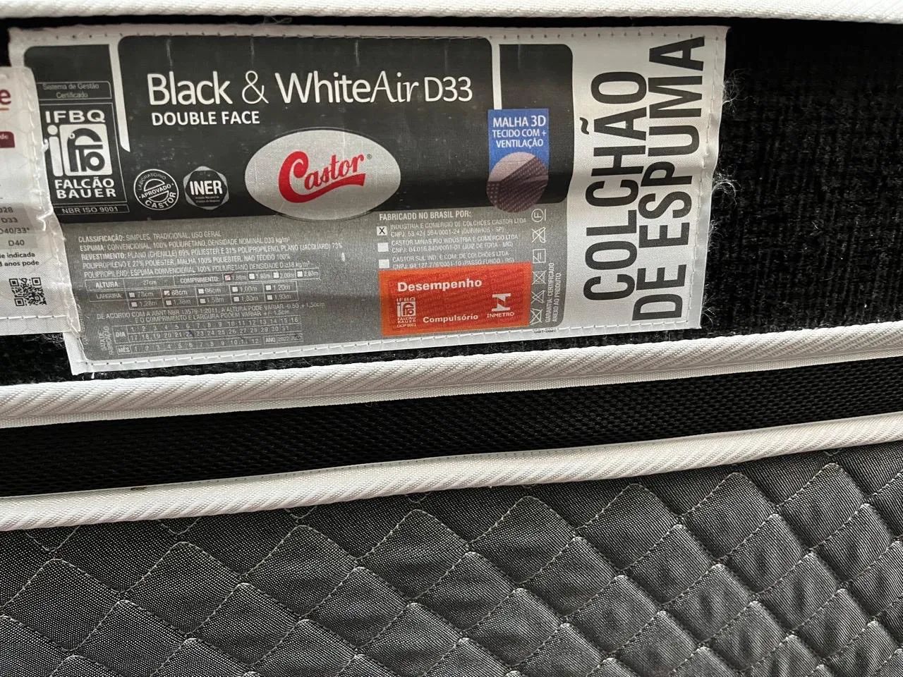 Colchão + box solteiro CASTOR - Foto 3