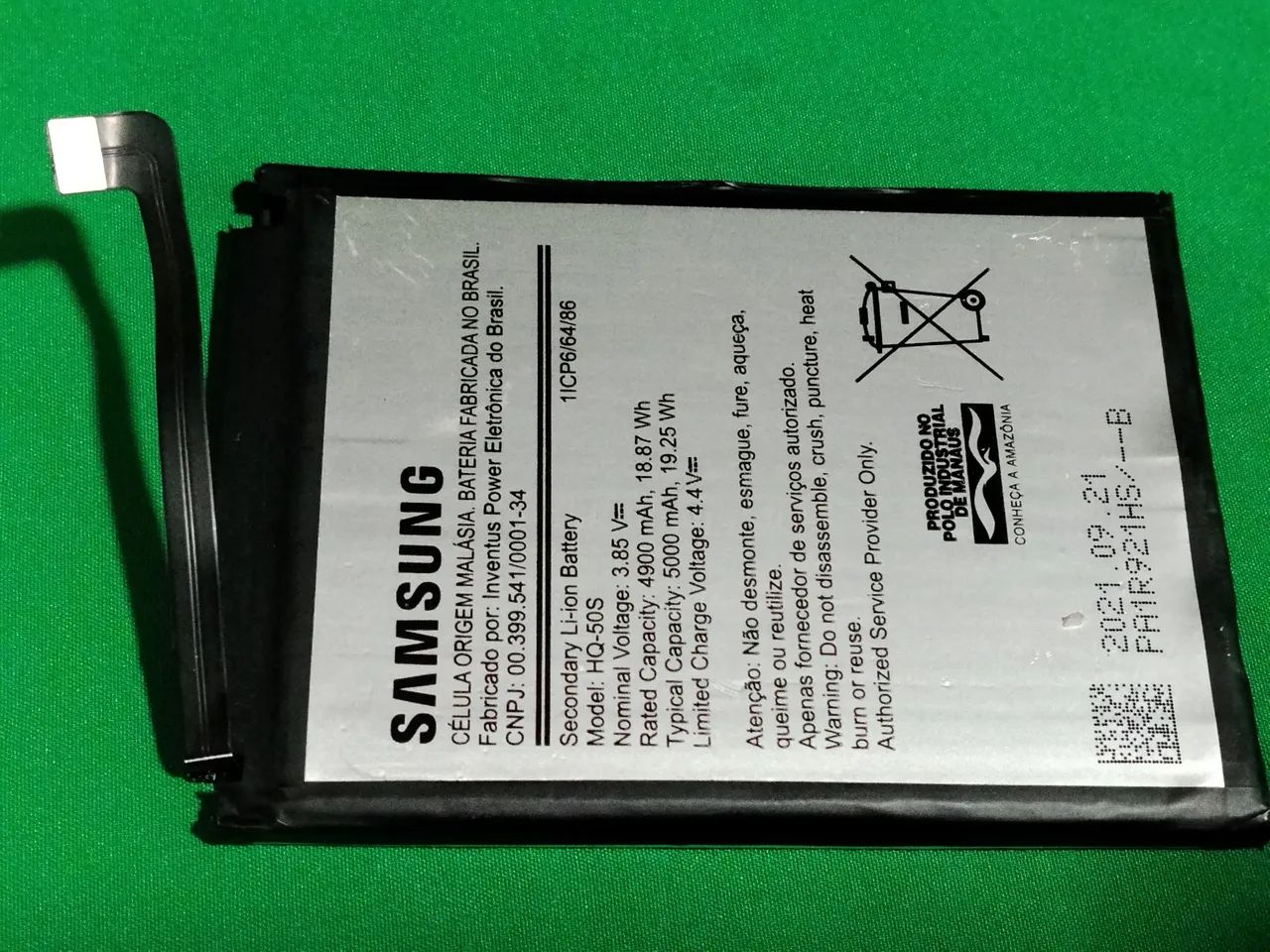 Bateria Galaxy A03. a035M  original 