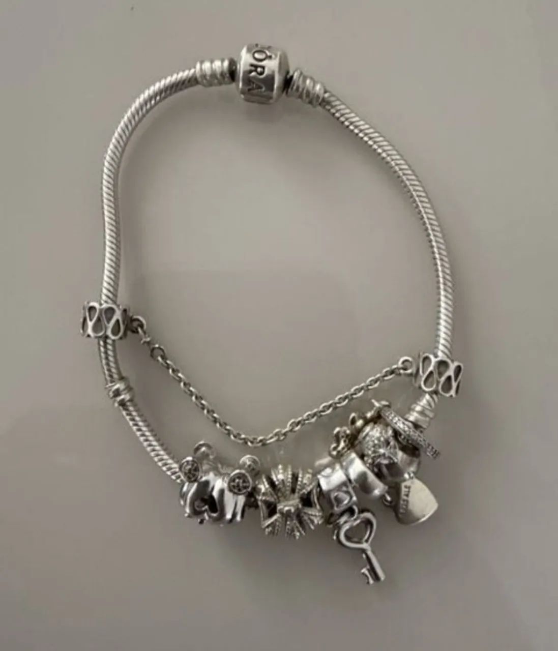 Pulseira Vivara prata 925 com berloque - Foto 3