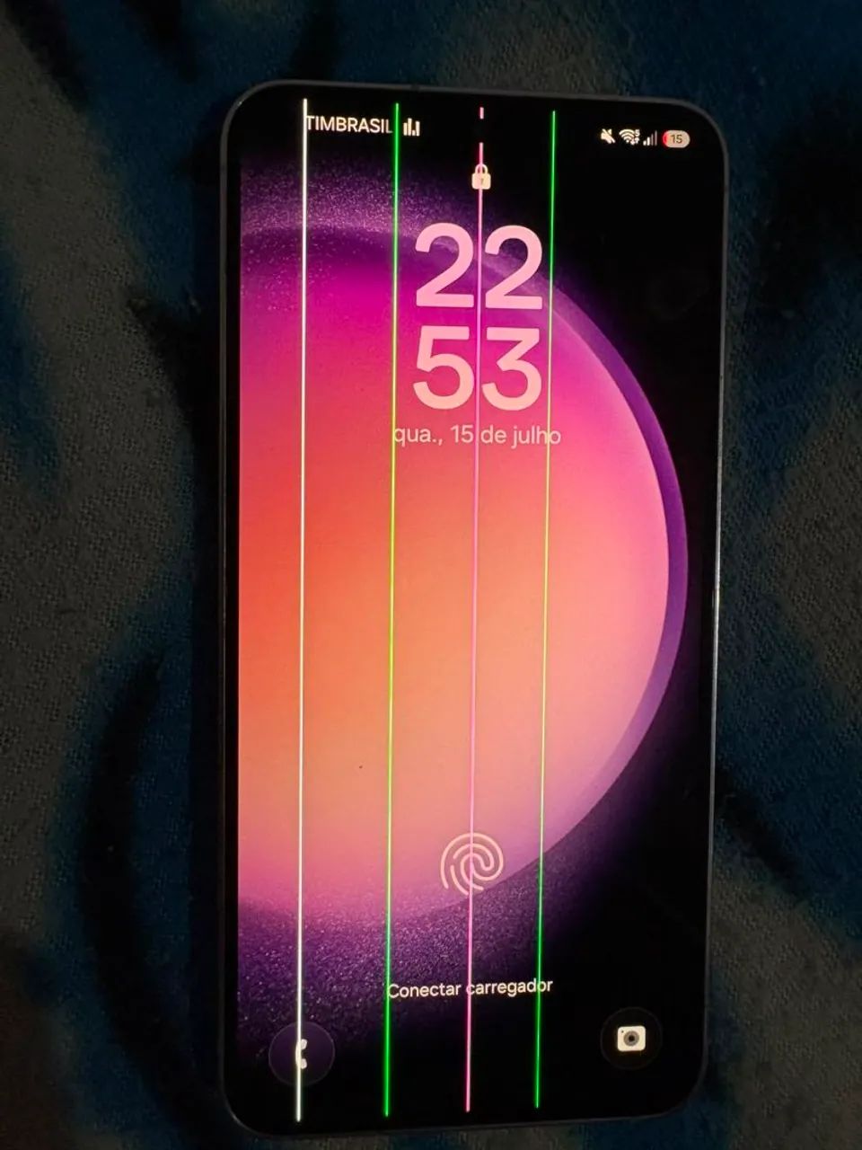 CELULAR S23 USADO COM DEFEITO NA TELA - Foto 2