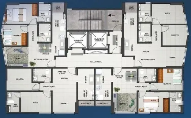 PLANTA 45m²