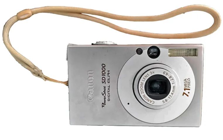 Camera Digital Canon PowerShot SD1000 ELPH. 2007 [COM DEFEITO]