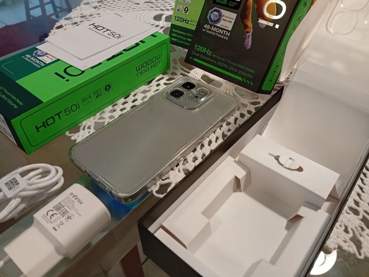 Infinix Hot 50i de 256GB ! Completo ! Perfeito !!! - Foto 2