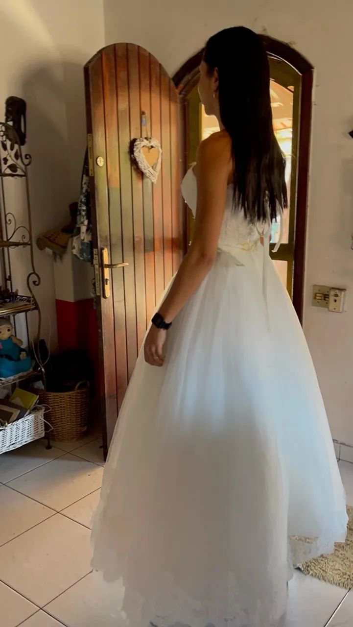 VENDO VESTIDO NOIVA  - Foto 5