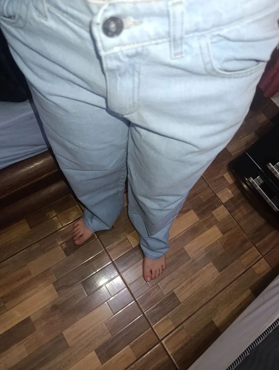 Calça jeans baggy balão masculina - Foto 5