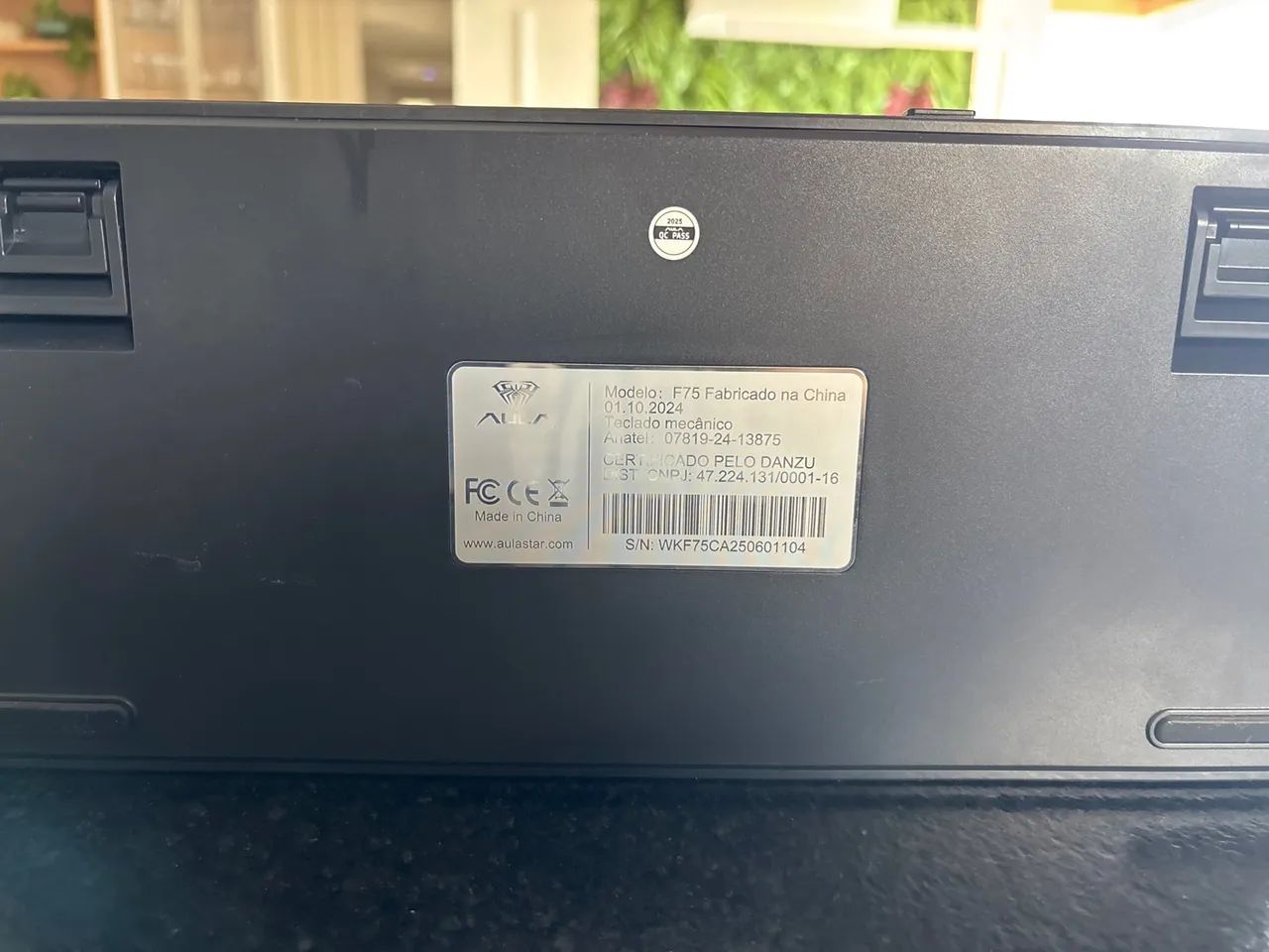 Aula F75 Teclado mecânico switch cinza - Foto 2