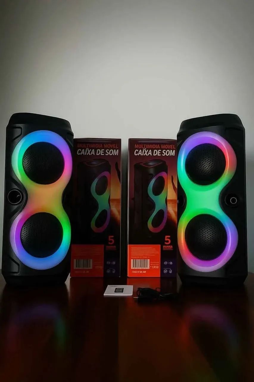 Caixa de Som Multimidia RGB - Foto 2