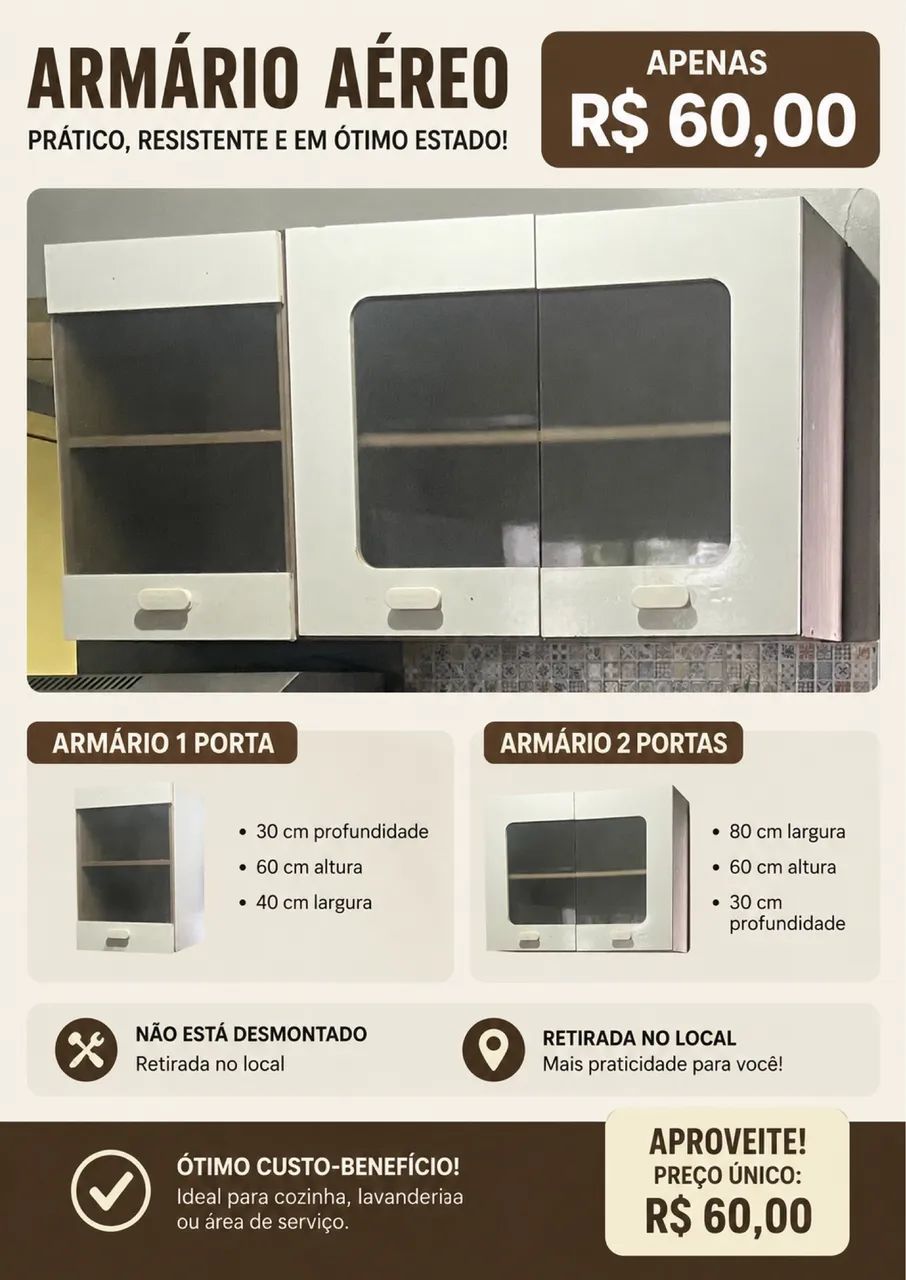 Armário aéreo 