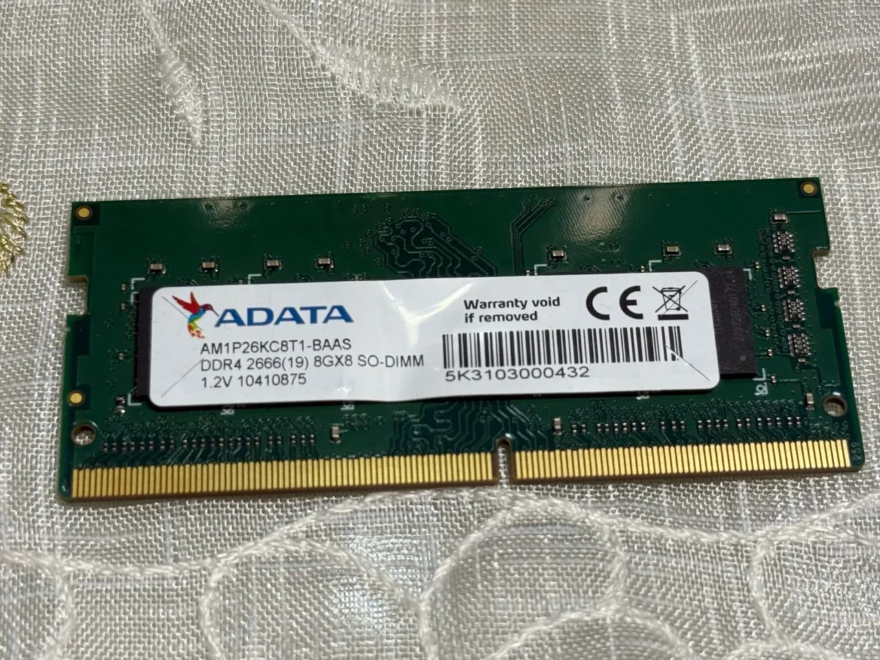 Memória RAM DDR4 8Gb Notebook
