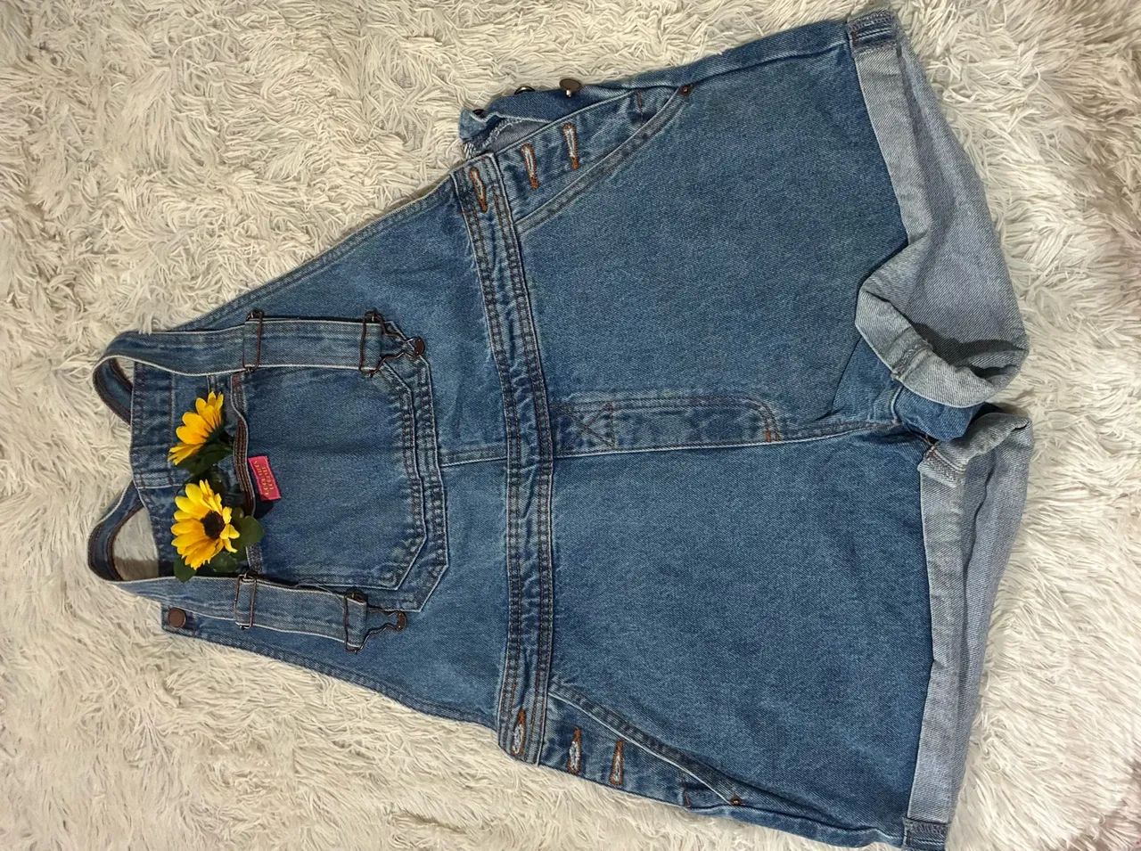 Jardineira Jeans