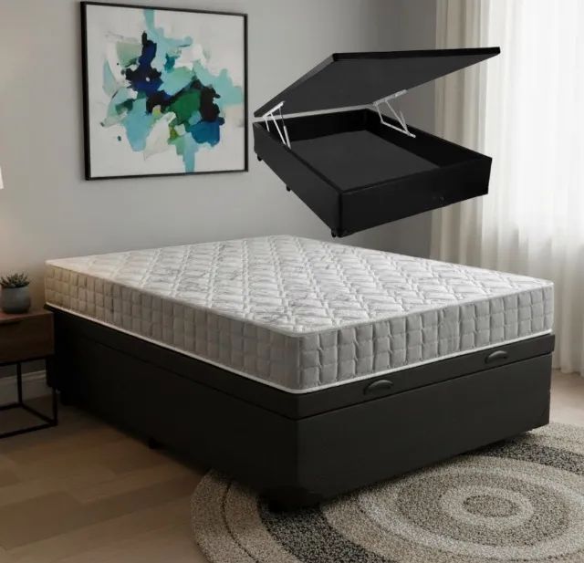 Conjunto Casal Comfort Bau Preto
