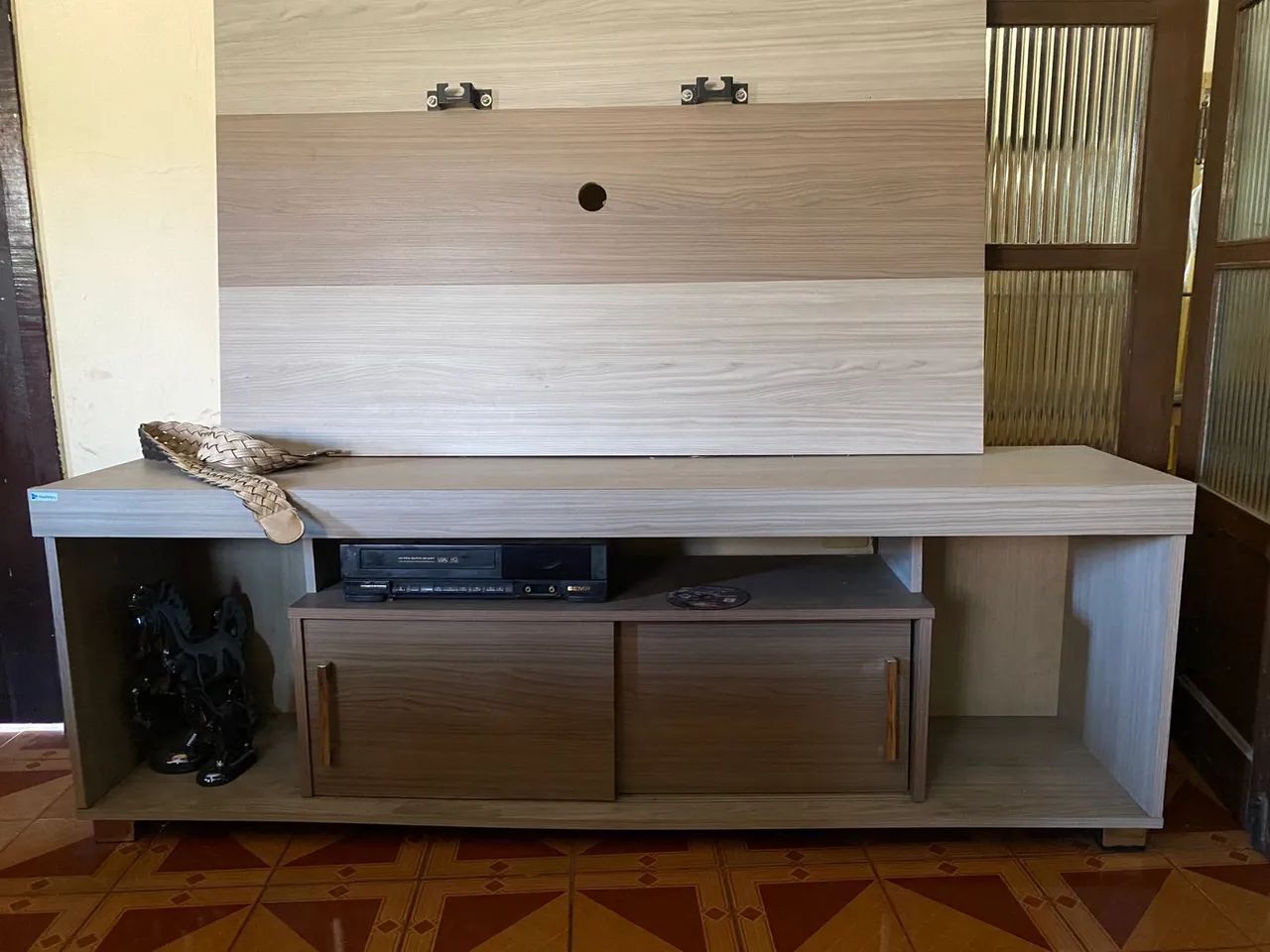Reck e painel de parede, semi novo  - Foto 2