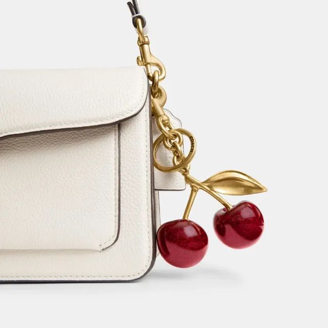 chaveiro coach cereja dourado