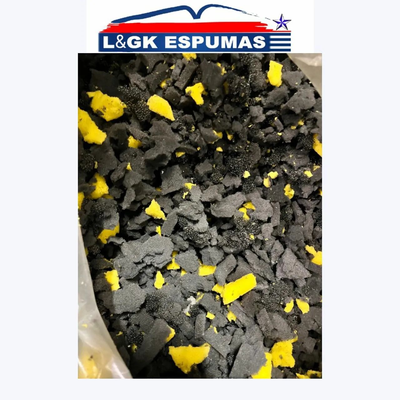 Saco de 1KG de flocos de espuma limpa. Enchimento de almofada, puff, travesseiro, etc - Foto 2