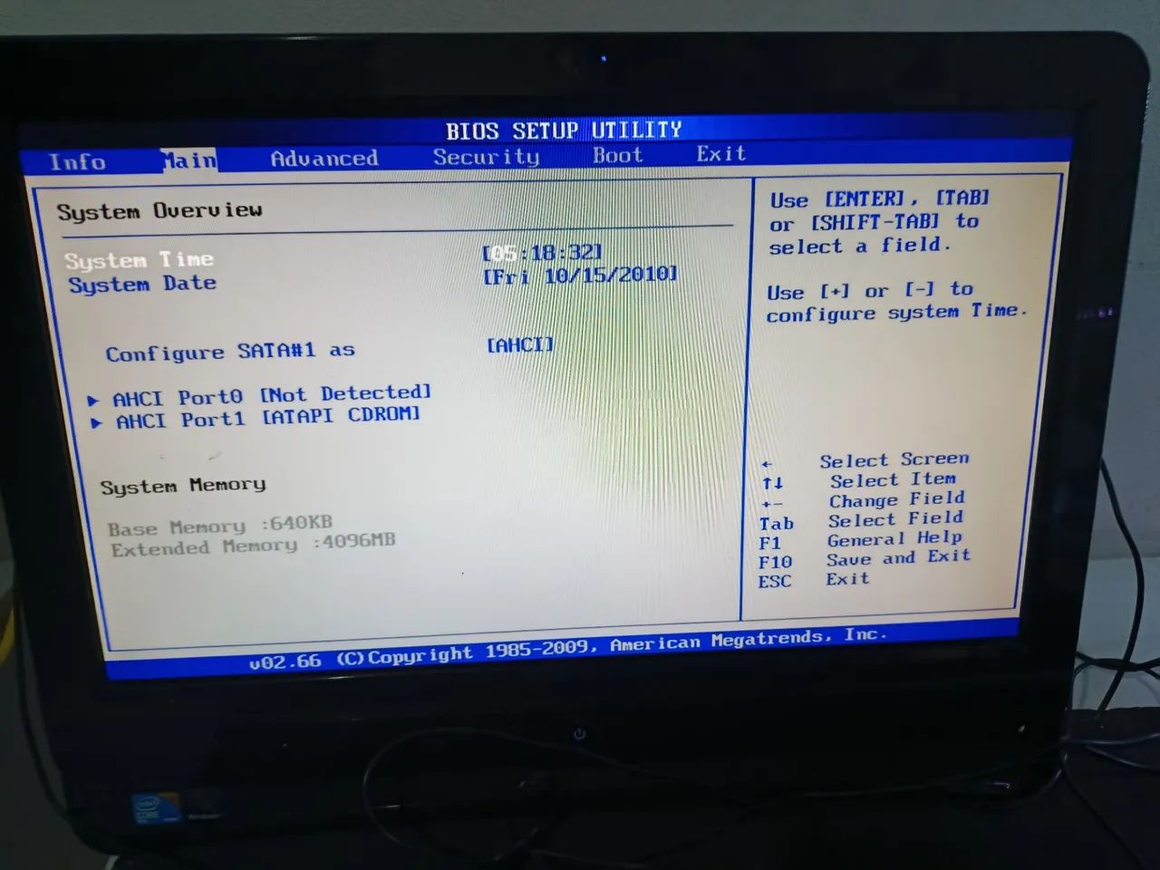 Positivo master usado core duo 4gb ram no estado 