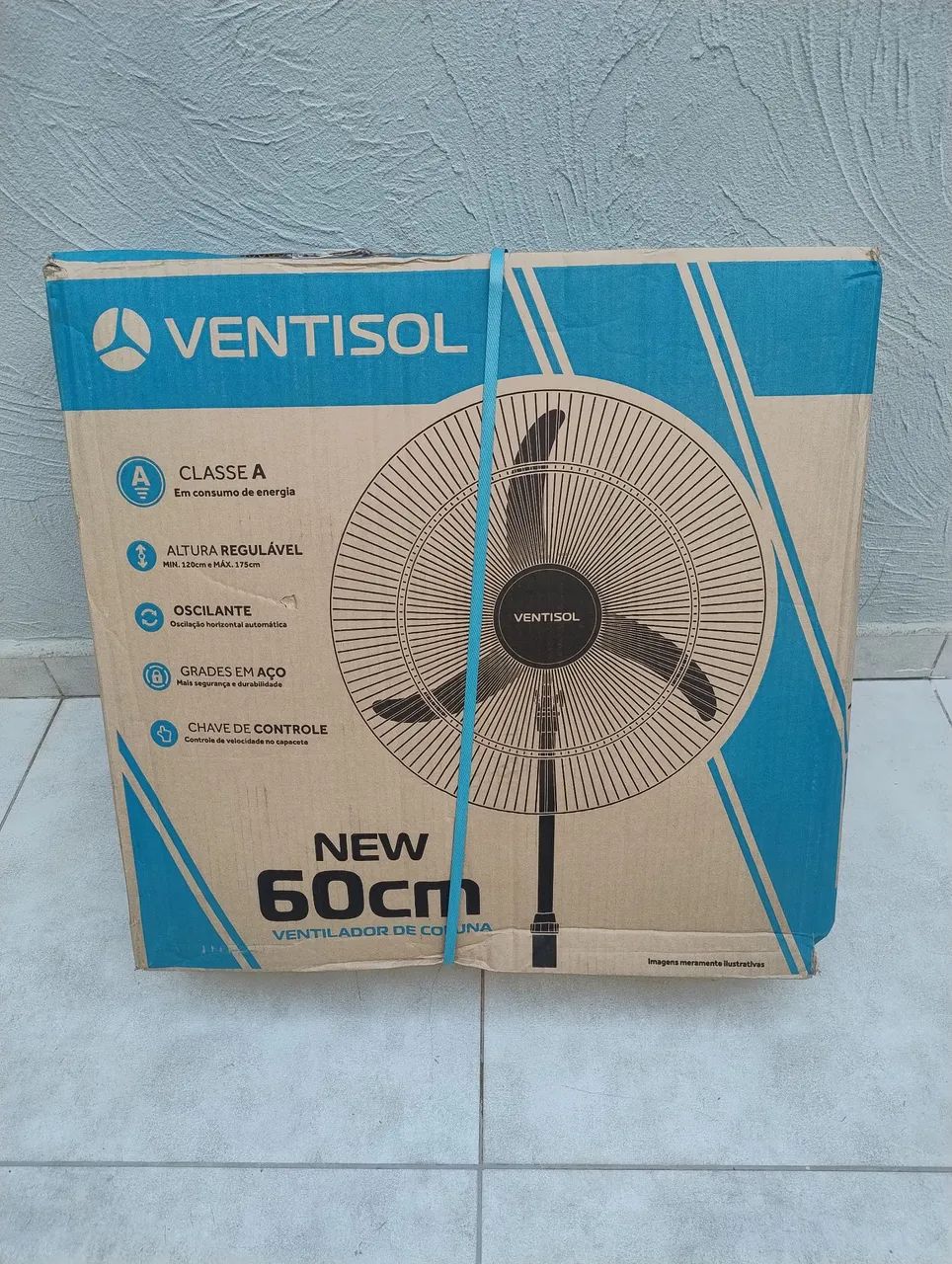 Ventilador coluna NOVO ventisol NEW 60CM 