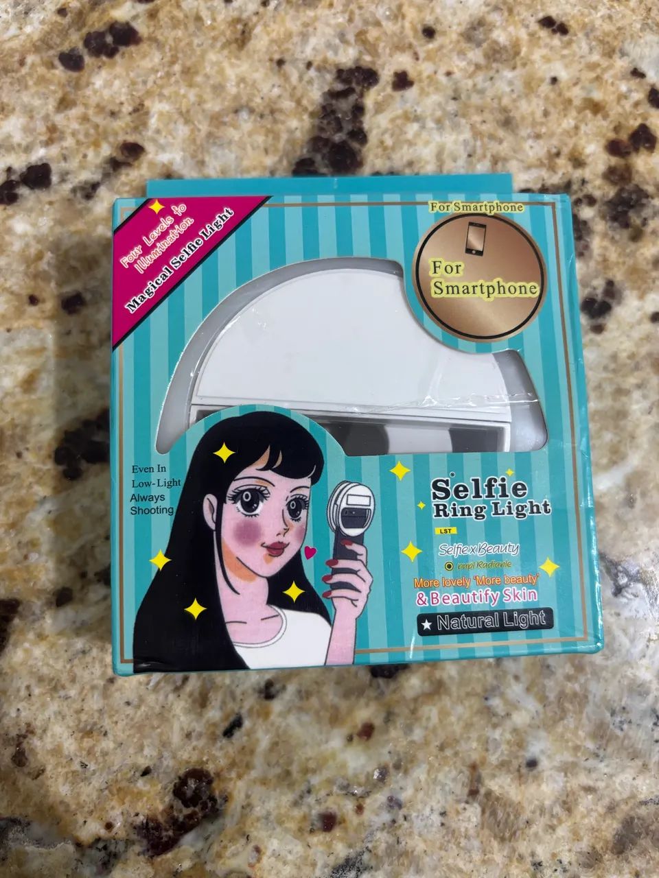 Ring Light Anel clipe luz selfie para Celular novo - Foto 2