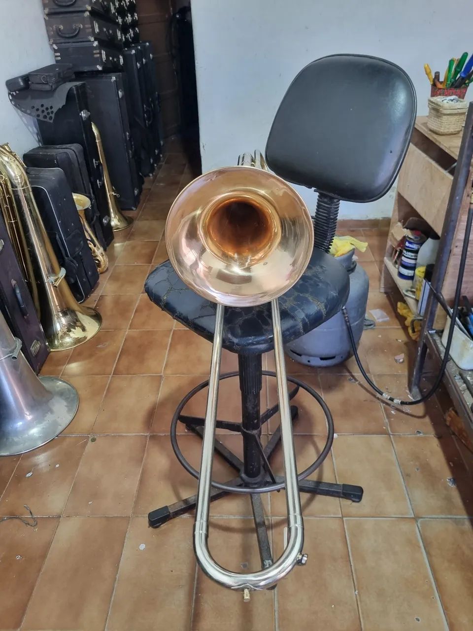 Trombone de vara  baixo Quasar  - Foto 2