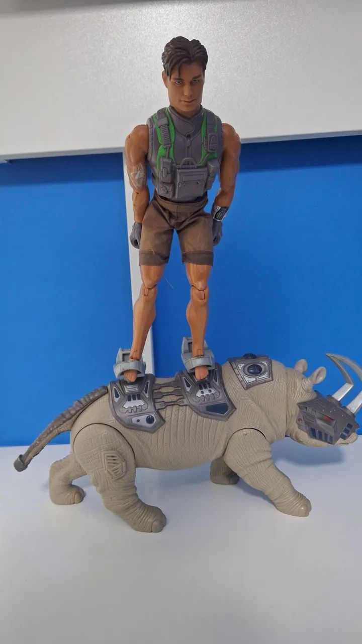 Max Steel e Rinoceronte RARO - Duopack