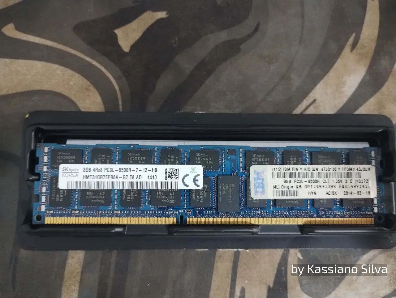 Memória 8gb-ddr3/8500/Ecc-registrada IBM servidor - Memória RAM