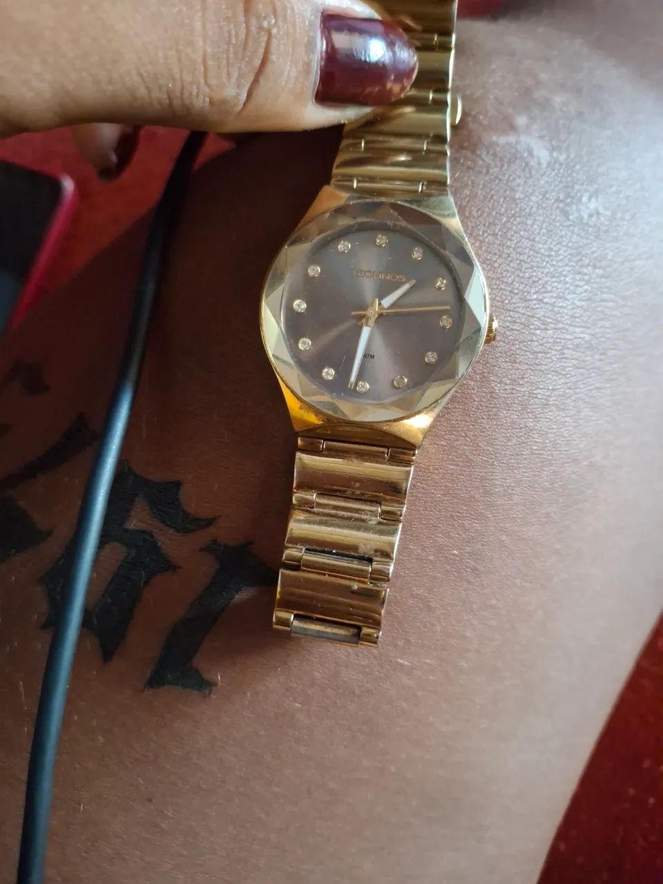 Relógio Feminino Technos Elegance Dourado - Modelo 2035MFH - Foto 3