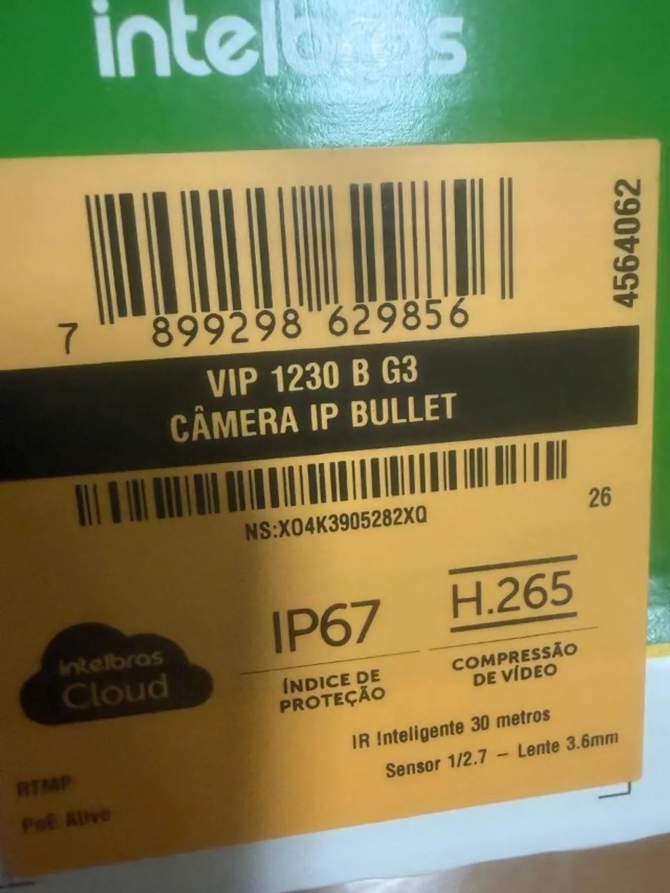 CAMERA IP INTELBRAS VIP 1230B G3 Nova na Caixa - Foto 3