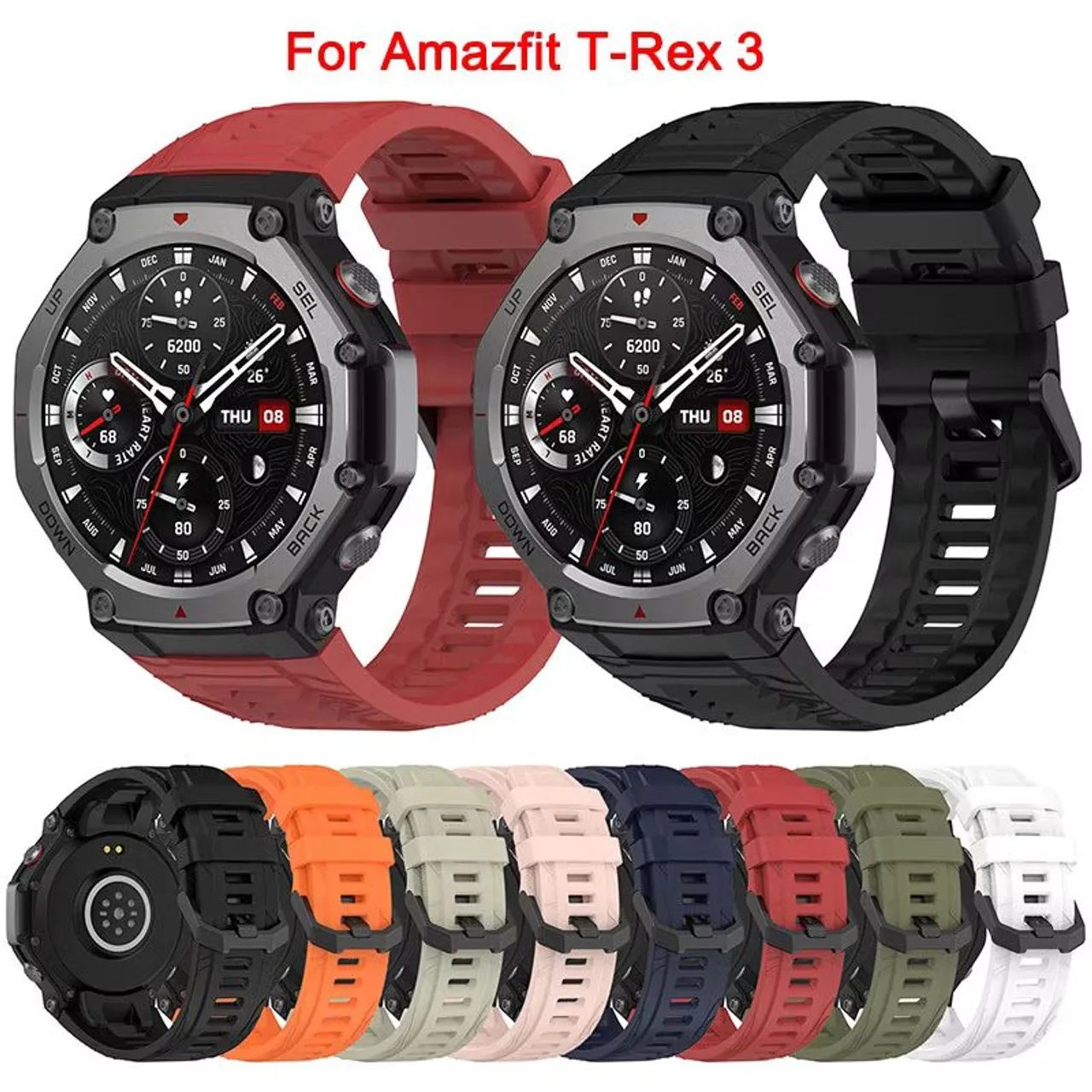 Pulseira Amazfit T Rex 3 Silicone sport