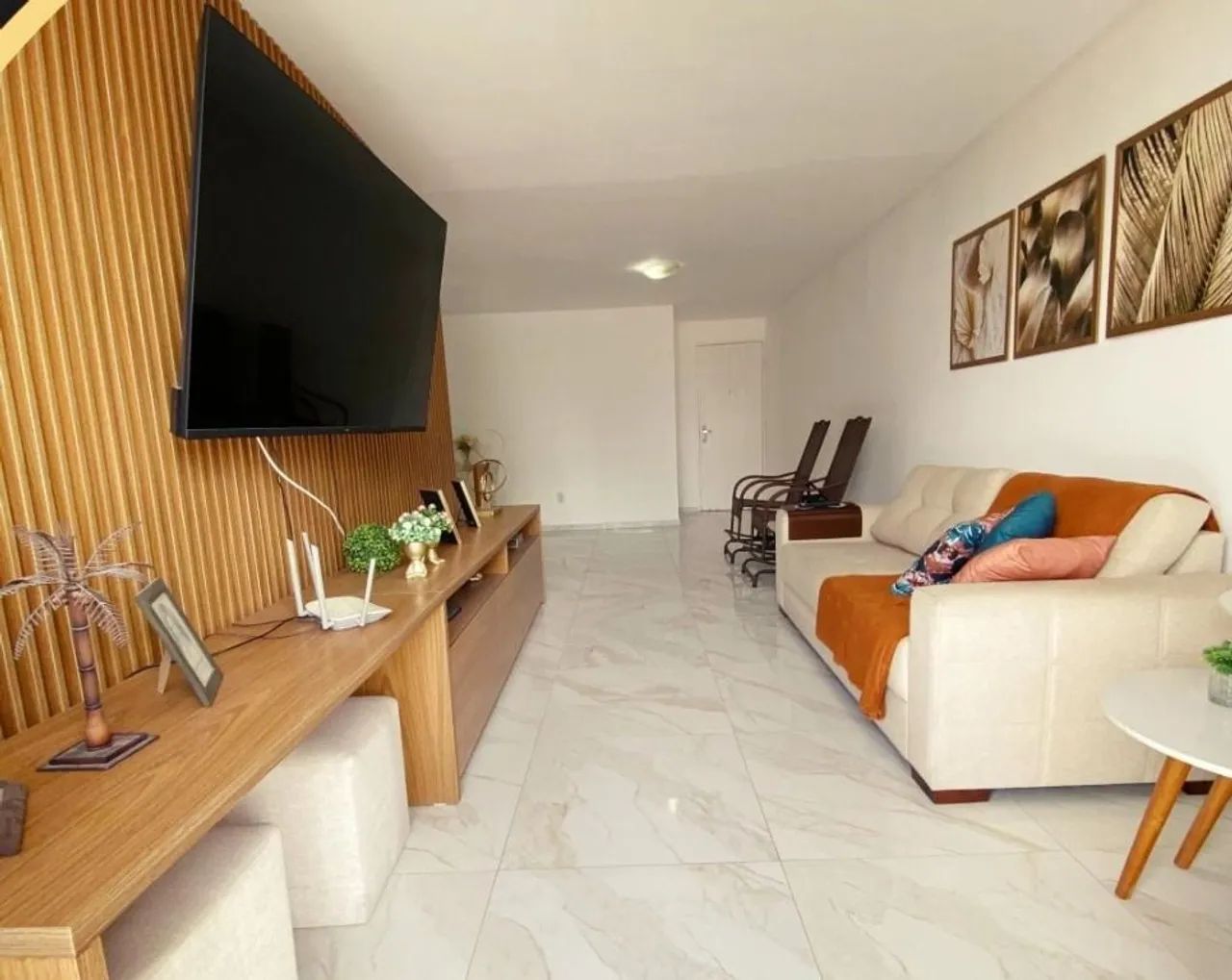 Apartamento de 120m² no Bessa, 4 quartos com suíte, sala em L, condomínio com elevador e p - Foto 3