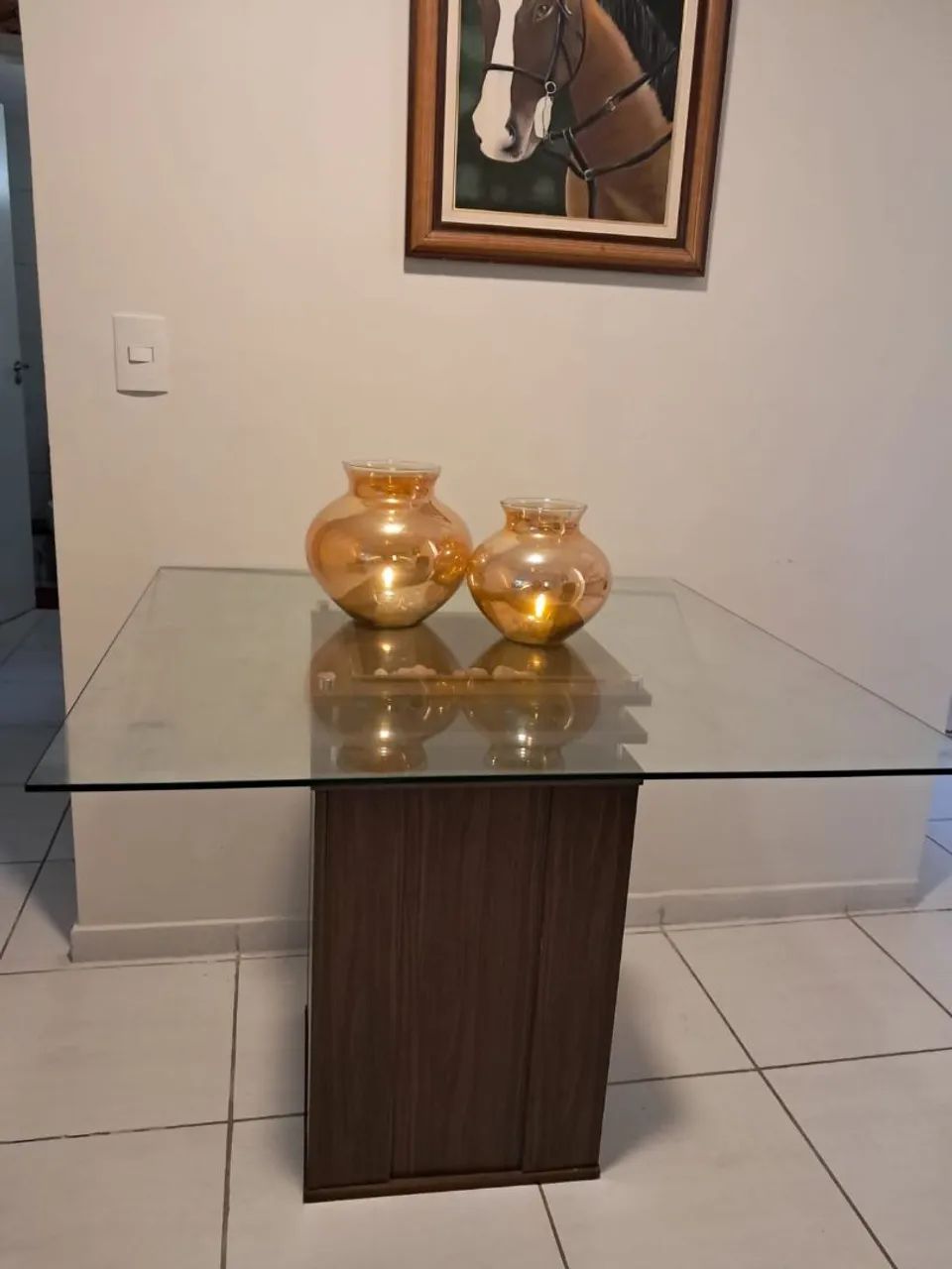 Mesa de jantar 4 lugares seminova - Foto 2