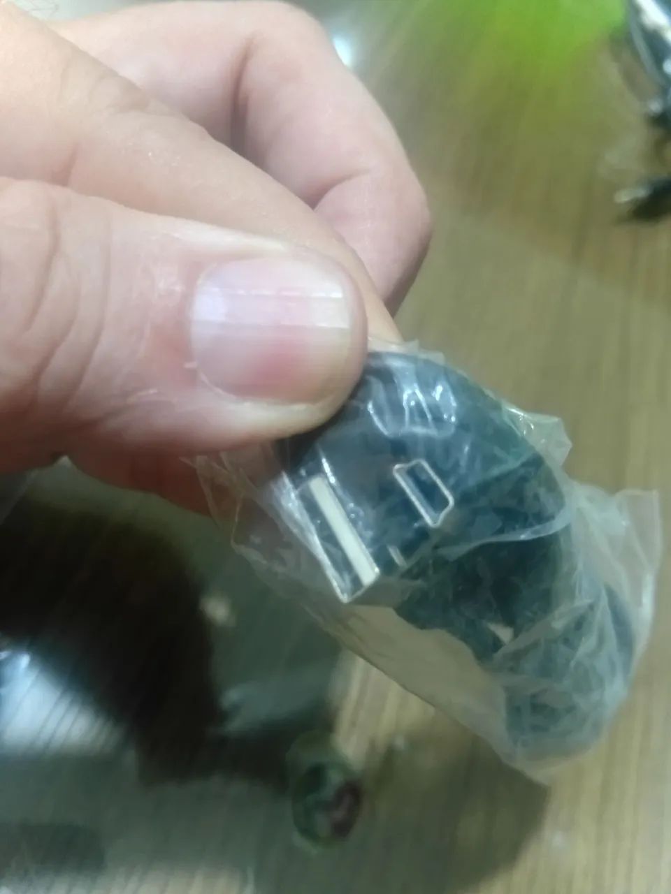 Cabo para carregador de celular modelo antigo lacrado zero km!