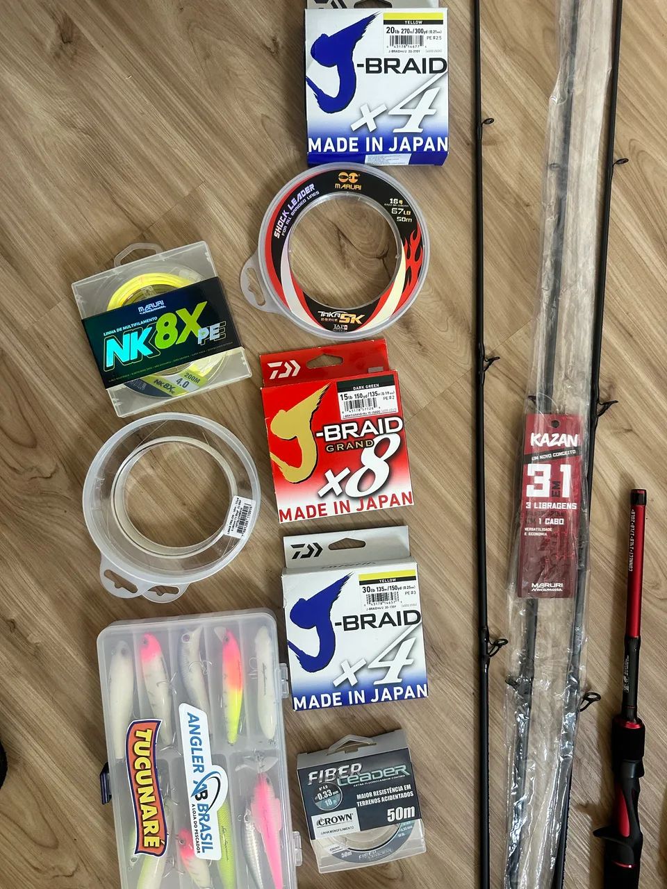Kit pesca carretilha completo - Foto 2