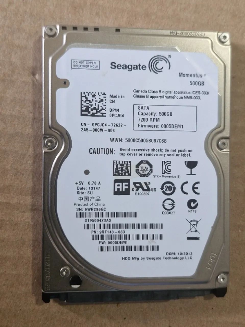 HD externo Seagate SATA USB  500GB  2.5 Usado - Foto 3