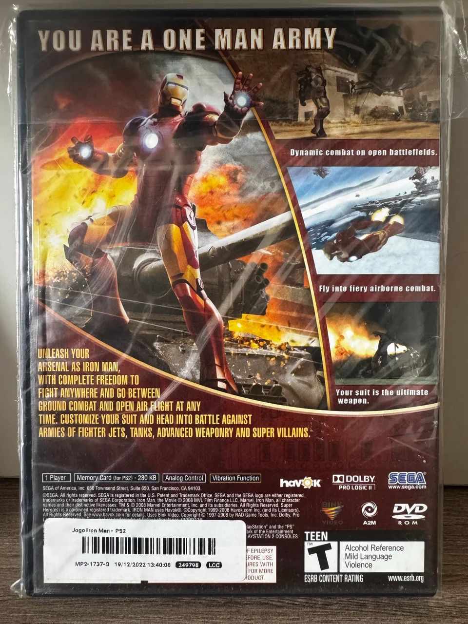 Iron Man ps2 - Foto 2