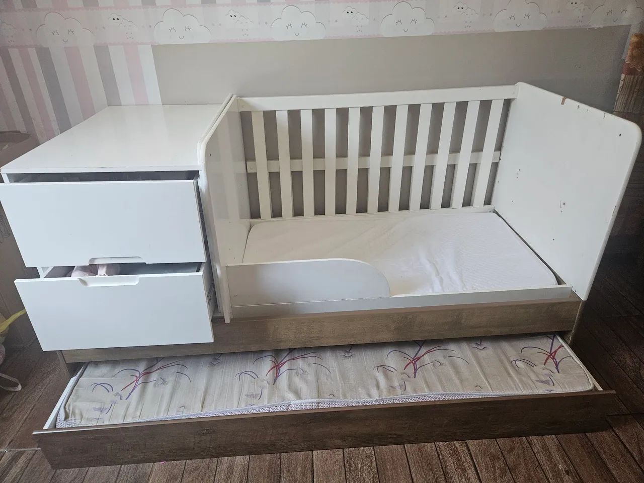 Berço americano multifuncional 3 em 1 - Foto 2