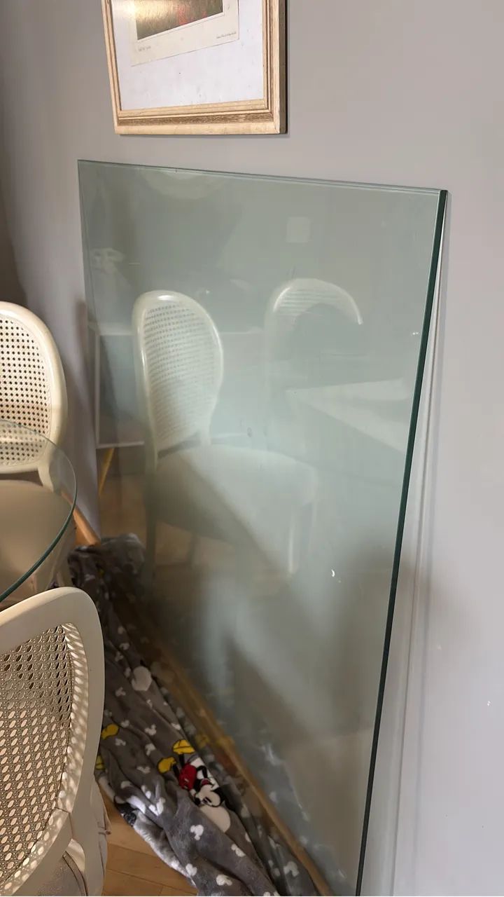 Doação de tampo de mesa de vidro - Foto 3