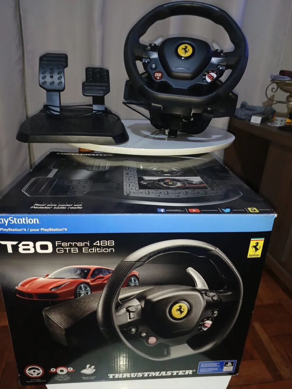 VOLANTE PS4 THRUSTMASTER T80 - Foto 3