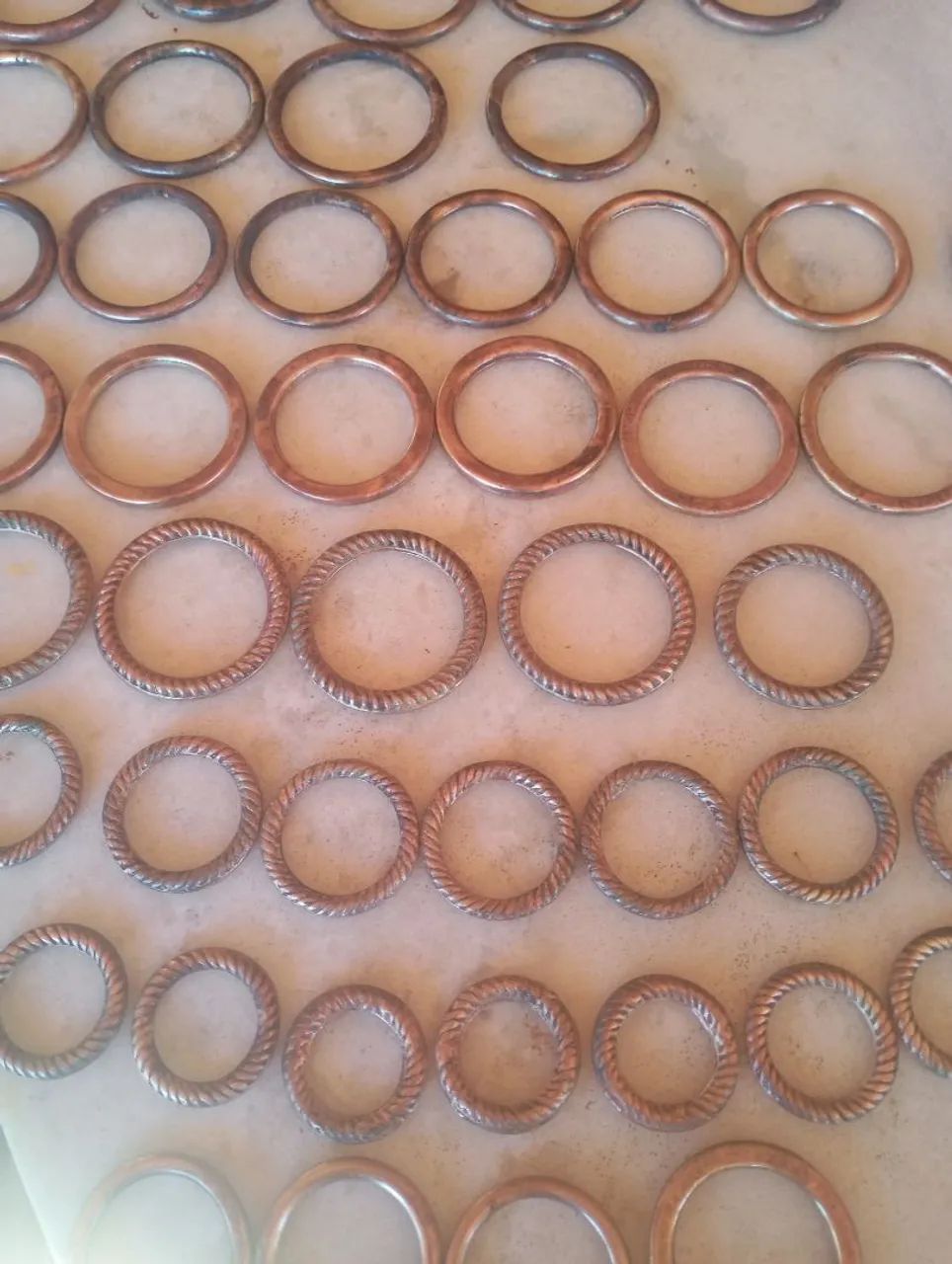 Argolas antigas em bronze para peitorais de cavalo - Foto 2