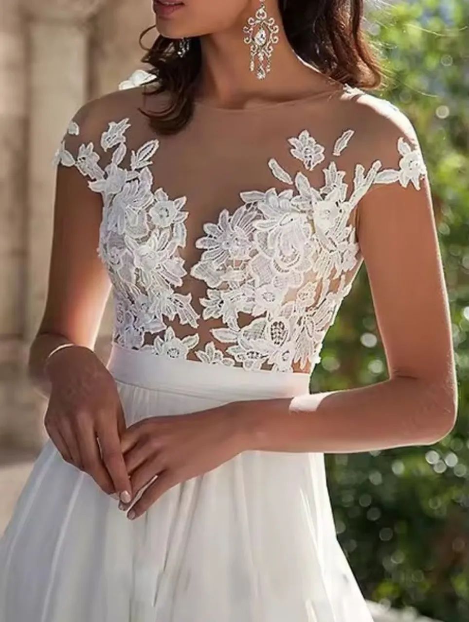 Vestido Casamento Noivado e Ocasiões Especiais Boho Chic Original - Foto 2