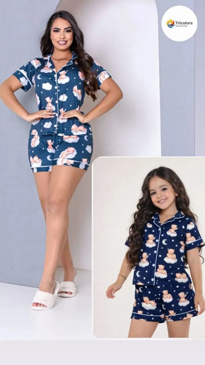 Pijama mãe e filha  - Foto 3